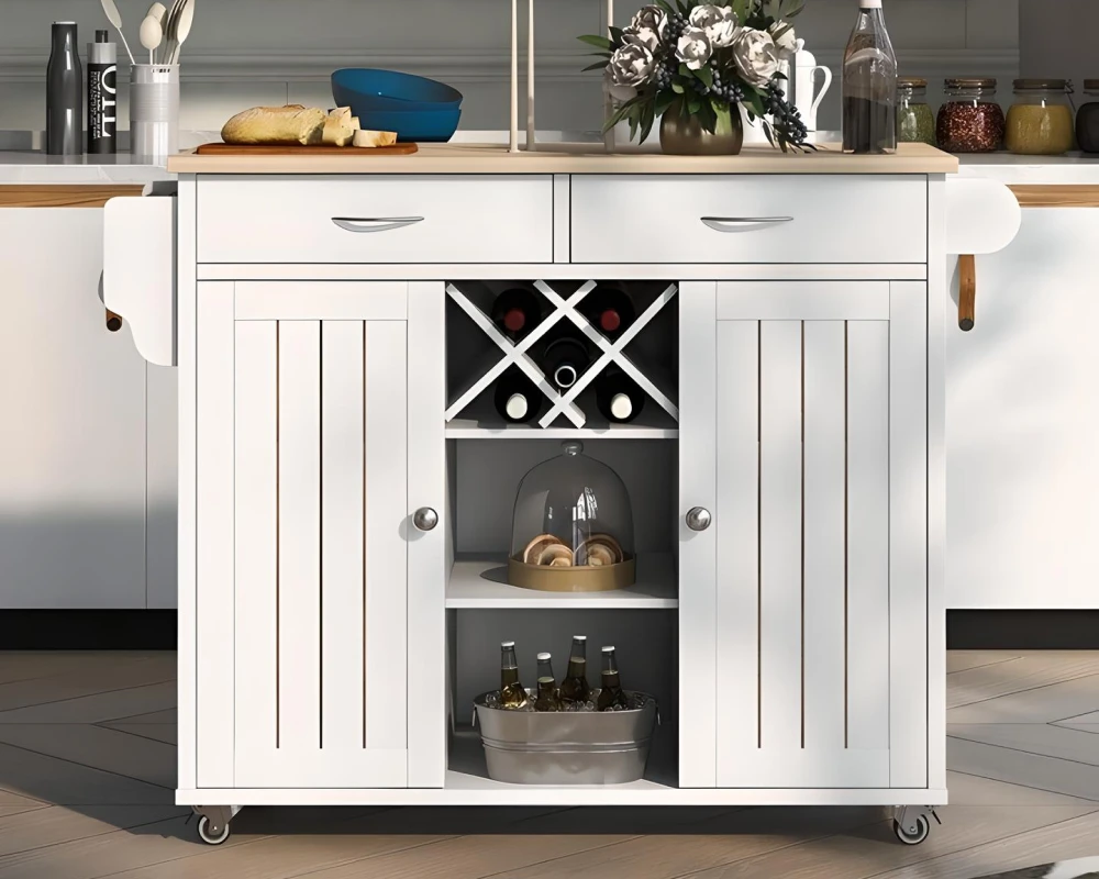 kitchen island cart on wheels