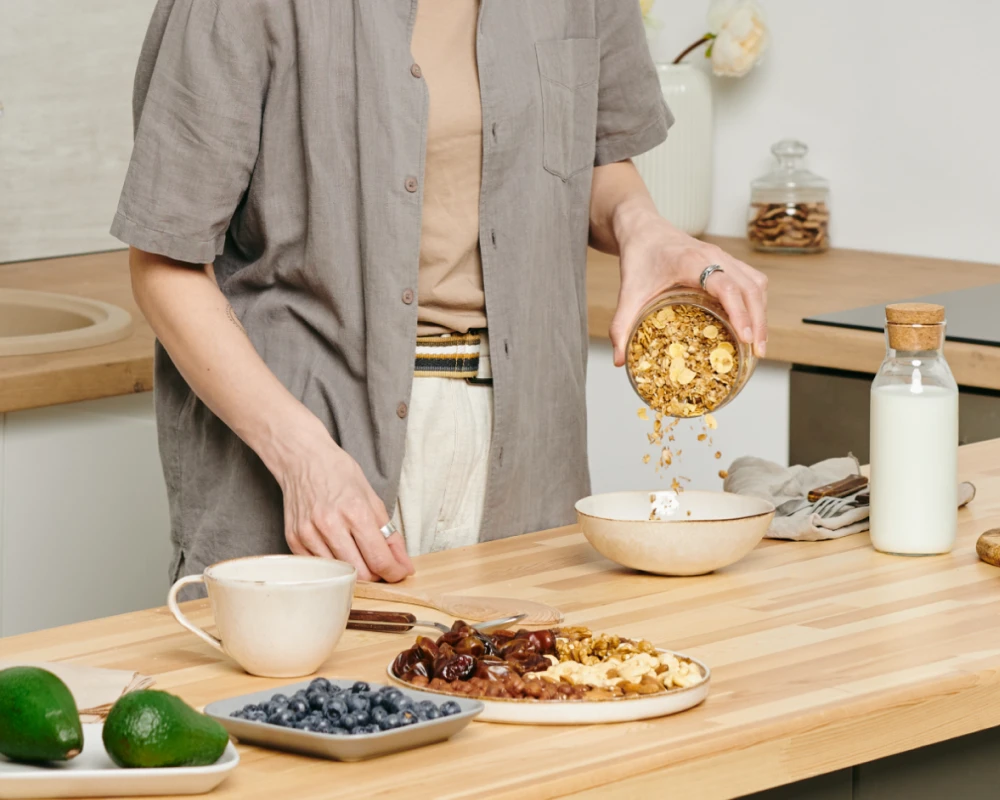 wooden kitchen island on wheels