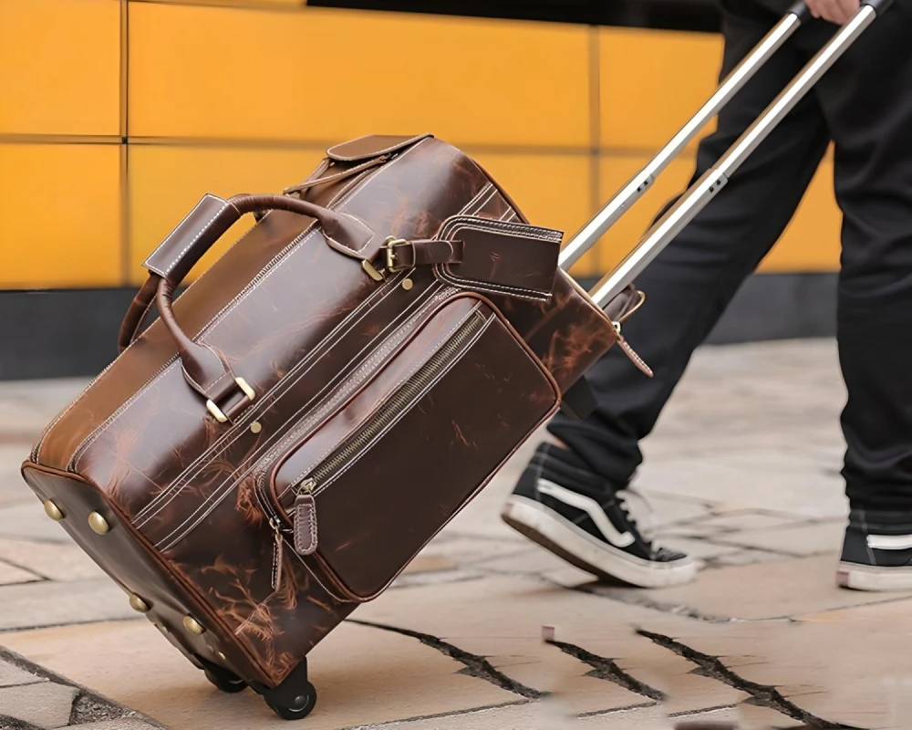 designer wheeled luggage
