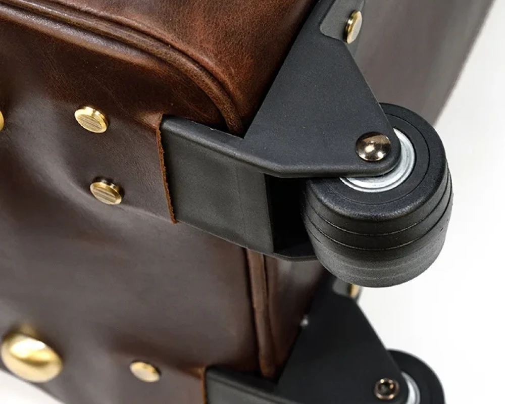 carry on leather duffle bag