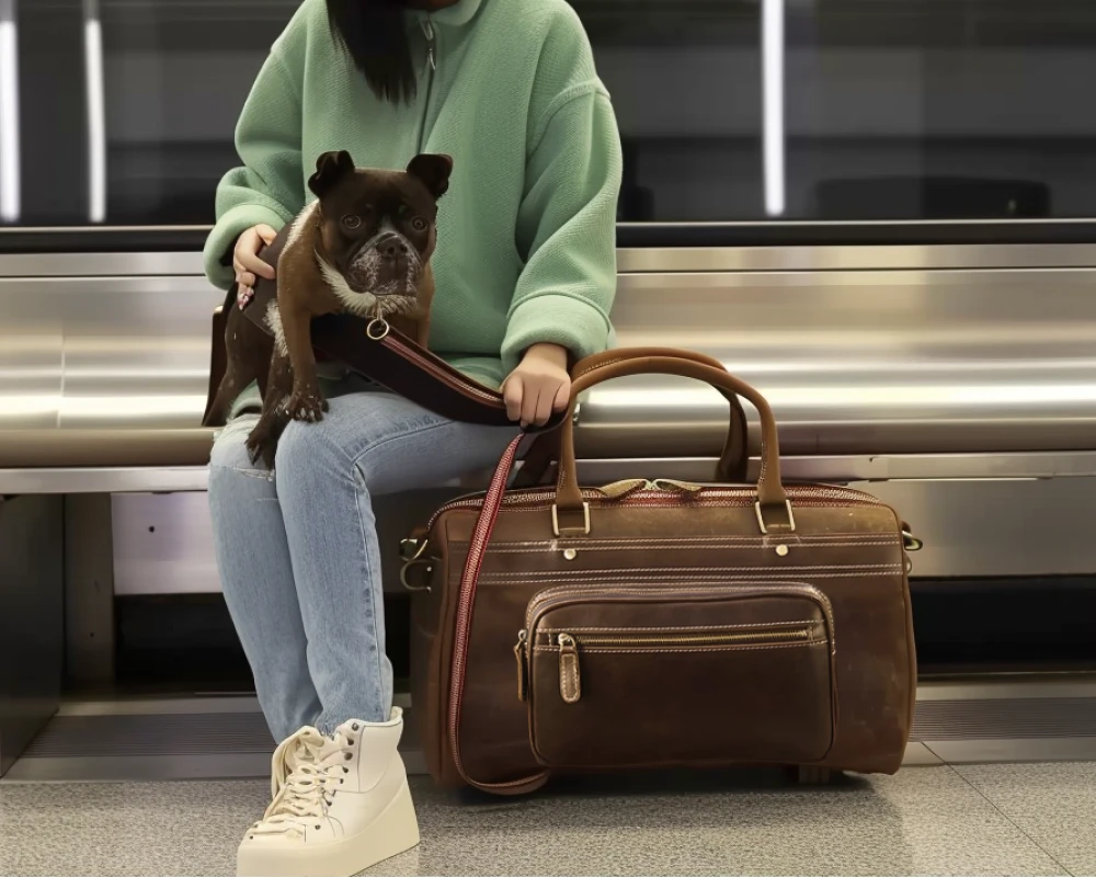 leather carry on suitcase with wheels